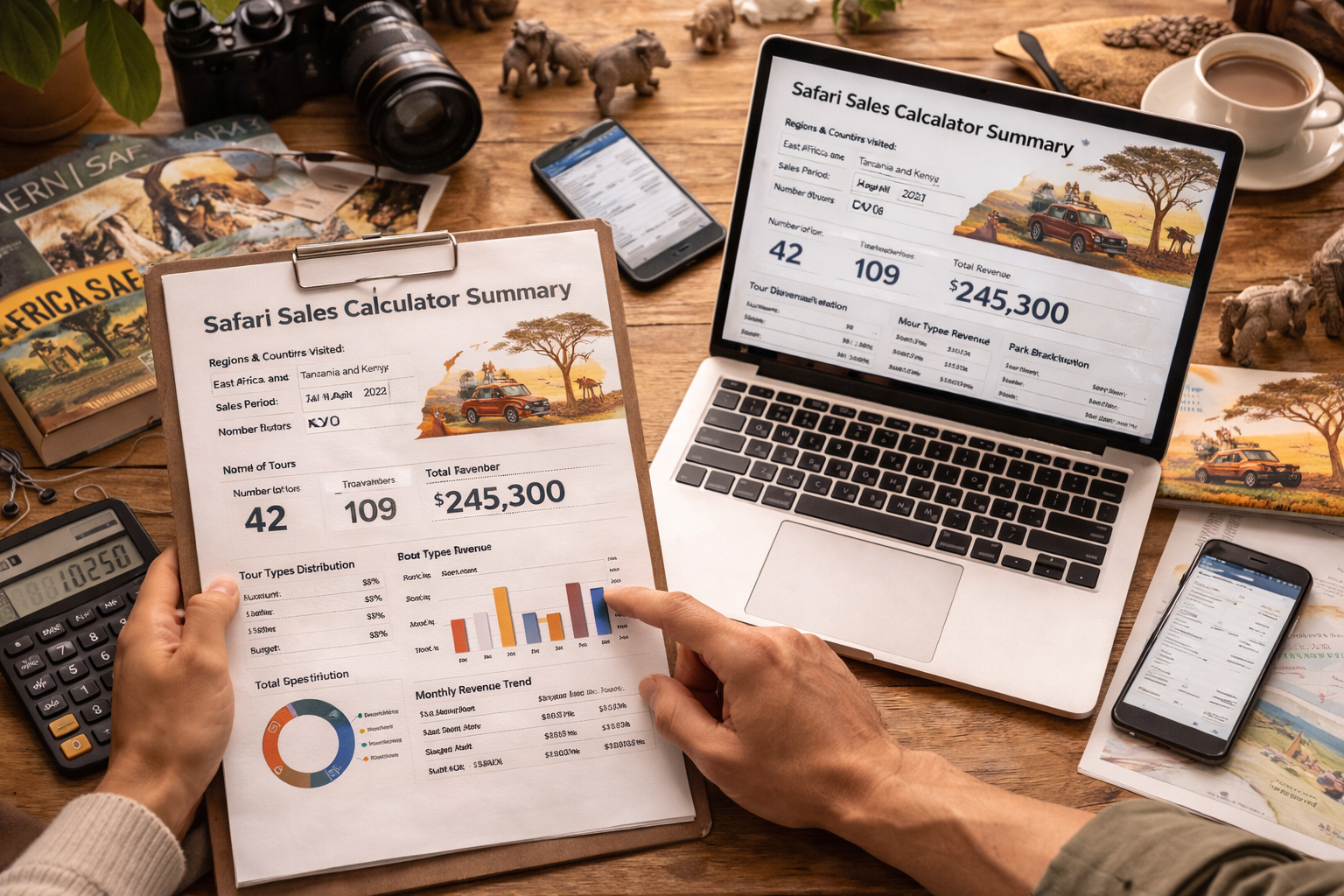 Automated Safari Sales Calculator for Faster Tour Pricing and Proposal Preparation visual overview